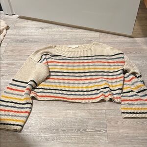 Striped Knit Sweater